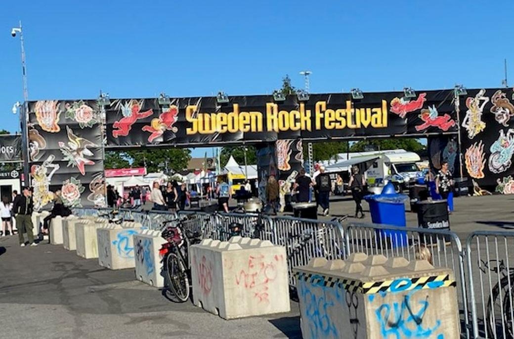Entrén till Sweden Rock festival.